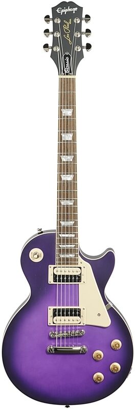 Epiphone Les Paul Classic Worn Electric Guitar, Violet Purple Burst, Blemished, Full Straight Front