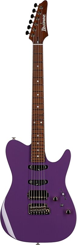 Ibanez LB1 Lari Basilio Electric Guitar (with Case), Violet, Full Straight Front