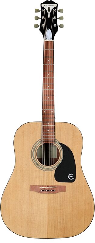 Epiphone PRO-1 Acoustic Guitar, Natural, Full Straight Front