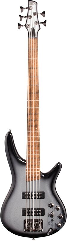 Ibanez SR305E Electric Bass, 5-String, Silver Sunburst, Scratch and Dent, Full Straight Front