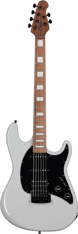 Sterling by Music Man Cutlass CT50 Plus Electric Guitar, Chalk Gray, Full Straight Front