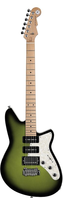Reverend Six Gun HPP Electric Guitar, Avocado Burst, Full Straight Front