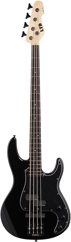 ESP LTD AP-4 Electric Bass, Black, Full Straight Front
