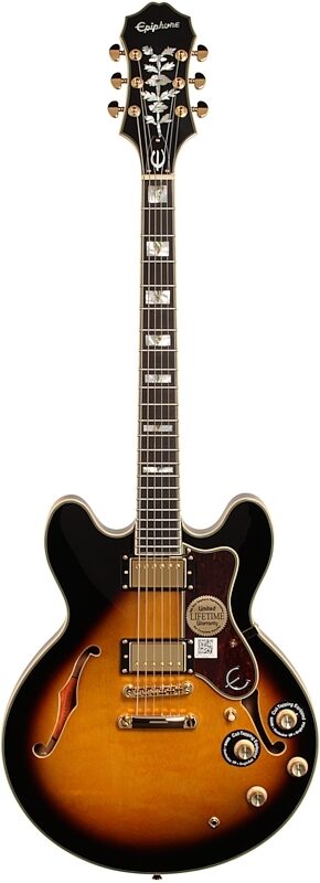 Epiphone Sheraton-II PRO Electric Guitar, Vintage Sunburst, Blemished, Full Straight Front