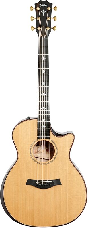 Taylor Builder's Edition 614ce Acoustic-Electric Guitar, Natural, Full Straight Front