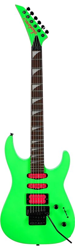 Jackson X Series Dinky DK3XR HSS Electric Guitar, Neon Green, USED, Blemished, Full Straight Front