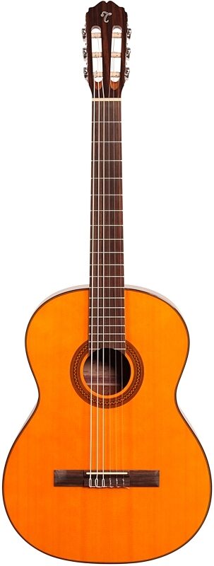 Takamine GC1 Classical Acoustic Guitar, Natural, Full Straight Front
