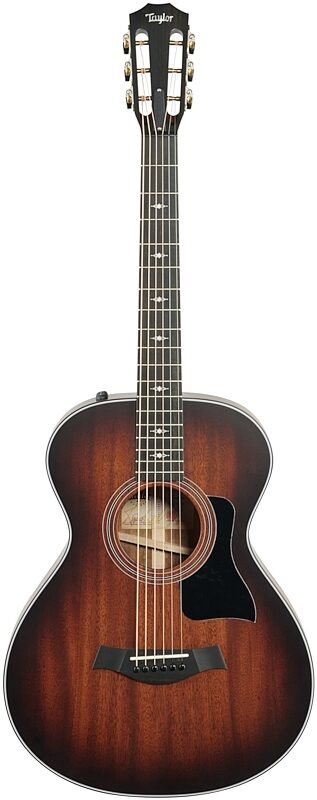 Taylor 322e 12-Fret Grand Concert Acoustic-Electric Guitar, Shaded Edge Burst, Full Straight Front
