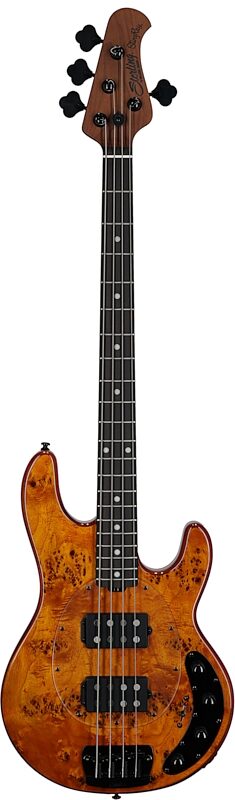 Sterling by Music Man Ray34 Electric Bass Guitar, Amber, Full Straight Front