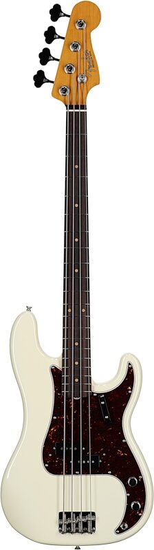 Fender American Vintage II 1960 Precision Electric Bass, Rosewood Fingerboard, Olympic White, Full Straight Front