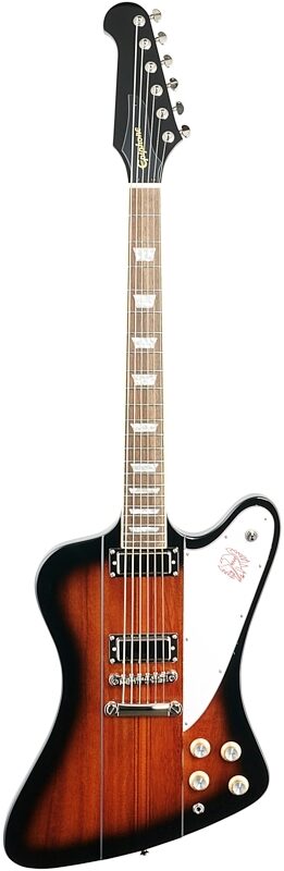 Epiphone Firebird Electric Guitar, Vintage Sunburst, Full Straight Front