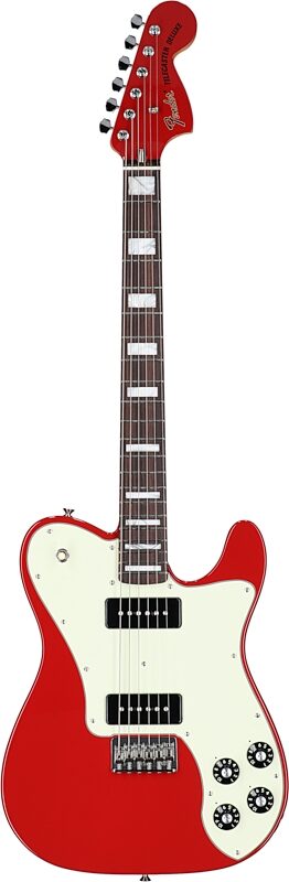 Fender Chris Shiflett Cleaver Telecaster Deluxe Electric Guitar (with Case), Dakota Red, Open Box (Very Good), Full Straight Front
