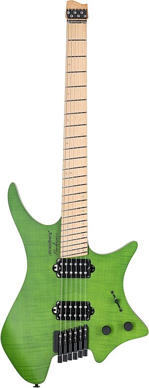 Strandberg Boden Standard NX 6 Electric Guitar (with Gig Bag), Green, Full Straight Front