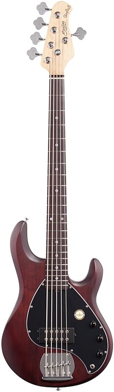 Sterling by Music Man StingRay 5 Electric Bass, 5-String, Walnut Satin, Blemished, Full Straight Front