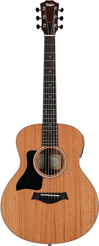 Taylor GS Mini-e Mahogany Acoustic-Electric Guitar, Left-Handed (with Gig Bag), New, Full Straight Front