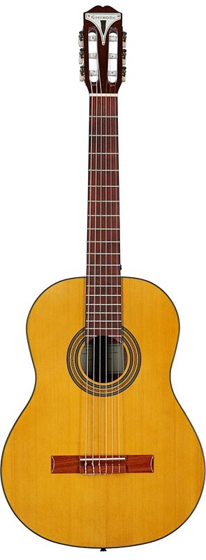 Epiphone E-1 PRO-1 Classic Nylon-String Classical Acoustic Guitar, Antique Natural, Full Straight Front