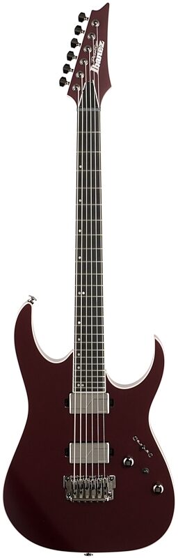Ibanez RG5121 Prestige Electric Guitar (with Case), Burgundy Metallic Flat, Full Straight Front