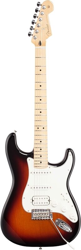 Fender Player Stratocaster HSS Electric Guitar (Maple Fingerboard), 3-Color Sunburst, Full Straight Front