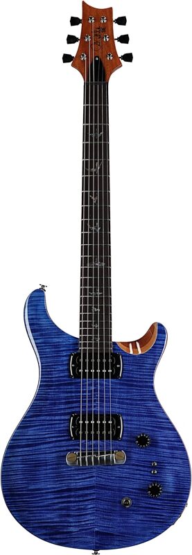 PRS Paul Reed Smith SE Paul's Guitar Electric Guitar (with Gig Bag), Faded Blue, Full Straight Front