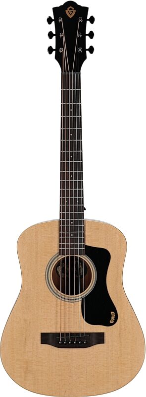 Guild Travel Spruce Travel Acoustic Guitar (with Gig Bag), New, Full Straight Front