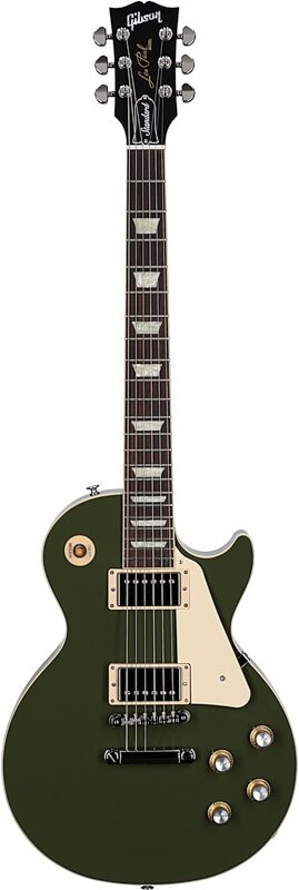 Gibson Exclusive Les Paul Standard '60s Electric Guitar, (with Case), Olive Drab Gloss, Blemished, Full Straight Front