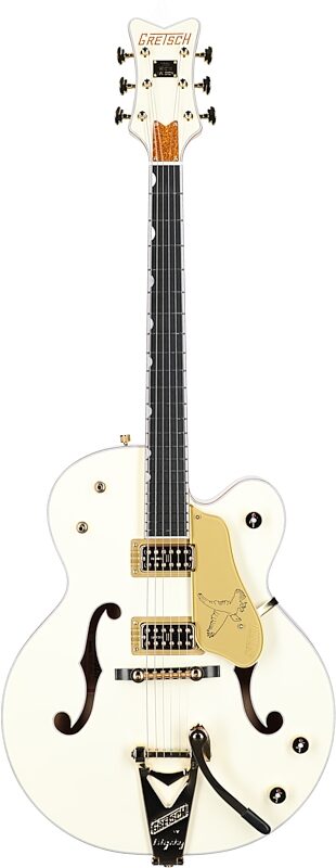 Gretsch G-6136T59 VS 1959 White Falcon Electric Guitar (with Case), New, Full Straight Front