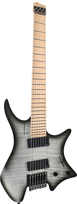 Strandberg Boden Original NX 7 Electric Guitar (with Gig Bag), Charcoal Black, Full Straight Front