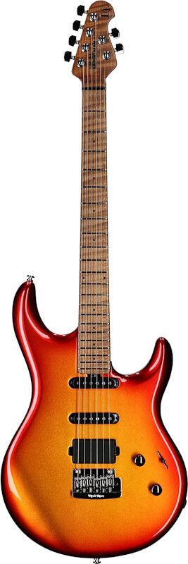 Ernie Ball Music Man Luke 4 HSS Electric Guitar, Fireball, Full Straight Front