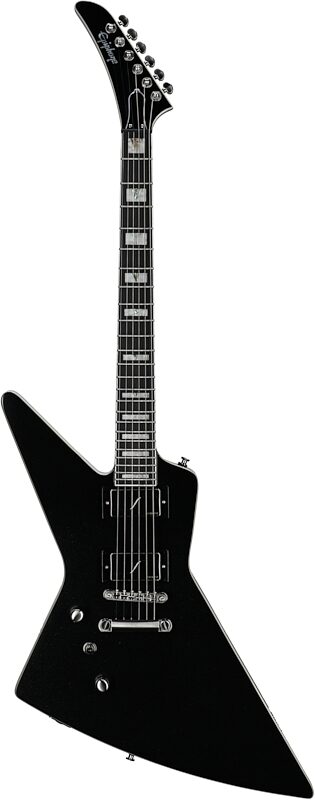 Epiphone Extura Prophecy Electric Guitar, Left-Handed (with Gig Bag), Aged Jet Black Metallic, Full Straight Front