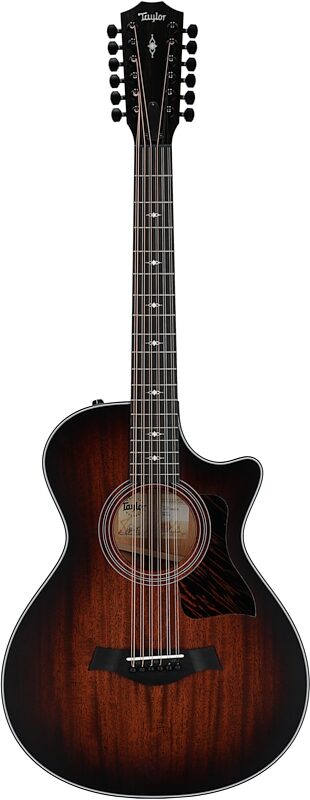 Taylor 362ce-v2 Grand Concert Acoustic-Electric Guitar, 12-String (with Case), New, Full Straight Front