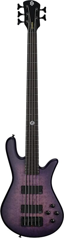 Spector NS Pulse II Electric Bass, 5-String, Ultra Violet Matte, Full Straight Front