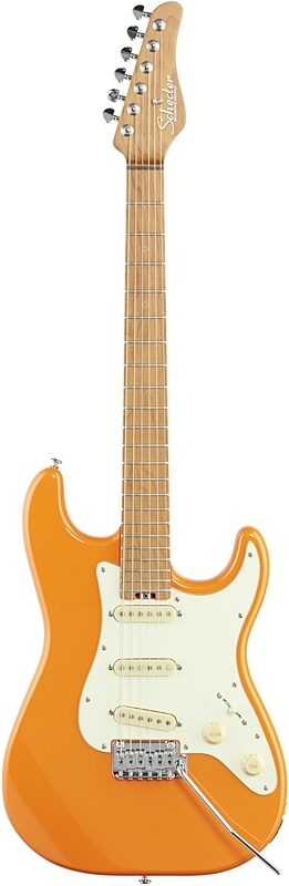 Schecter Nick Johnston Traditional SSS Electric Guitar, Atomic Orange, Warehouse Resealed, Full Straight Front