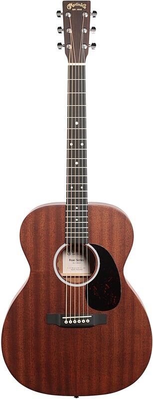 Martin 000-10E Road Series Acoustic-Electric Guitar (with Gig Bag), New, Full Straight Front