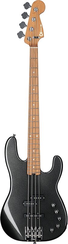 Charvel Pro-Mod San Dimas PJ IV Electric Bass, Metallic Black, Full Straight Front
