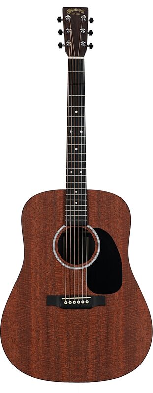 Martin DX1E Mahogany Dreadnought Acoustic-Electric Guitar, New, Full Straight Front