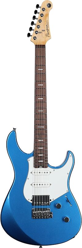 Yamaha Pacifica Professional PACP12 Electric Guitar, Rosewood Fretboard (with Case), Sparkle Blue, Full Straight Front