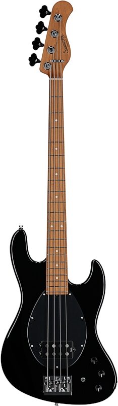 Sadowsky MetroExpress MV4 Electric Bass, with Maple Fingerboard, Black, Full Straight Front