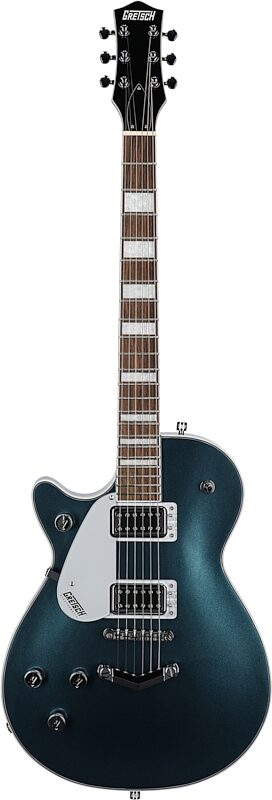 Gretsch G5220LH Electromatic Jet BT Electric Guitar, Left-Handed, Jade Grey, Full Straight Front