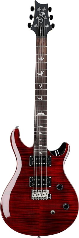 PRS Paul Reed Smith SE CE 24 Electric Guitar (with Gig Bag), Black Cherry, Blemished, Full Straight Front