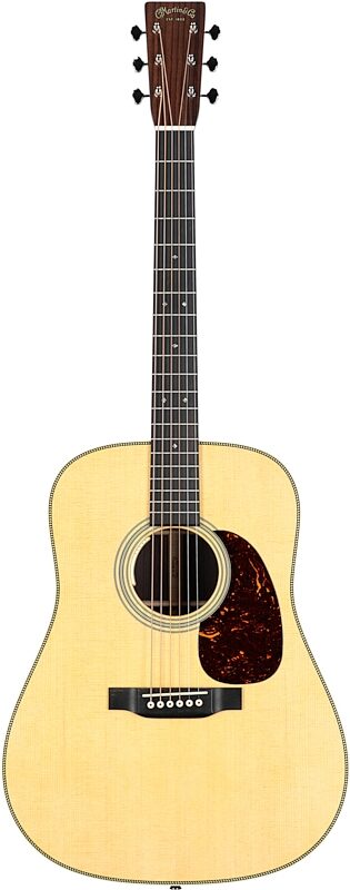 Martin HD-28EZ Acoustic-Electric Guitar with LR Baggs Anthem (with Case), Natural, Full Straight Front
