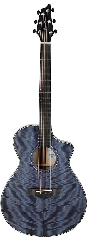 Breedlove Oregon Concert Stormy Night CE Thinline Acoustic-Electric Guitar (with Case), Stormy Night, Full Straight Front