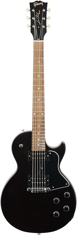 Gibson Les Paul Special Tribute Humbucker Electric Guitar (with Gig Bag), Ebony Vintage, Full Straight Front