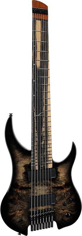 Legator Ghost G8FOD Multi-Scale Guitar (with Gig Bag), Jupiter Burst, Full Straight Front