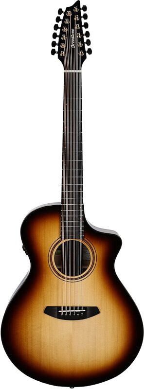 Breedlove Artista Pro Concert CE 12-String Acoustic-Electric Guitar (with Case), Amber, Full Straight Front