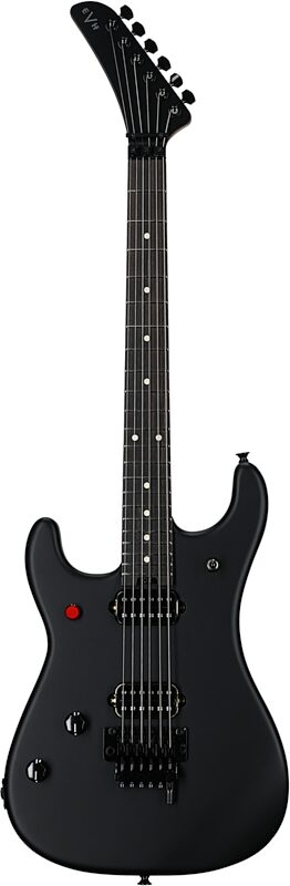 EVH Eddie Van Halen 5150 Series Standard Electric Guitar, Left-Handed, Satin Black, Full Straight Front