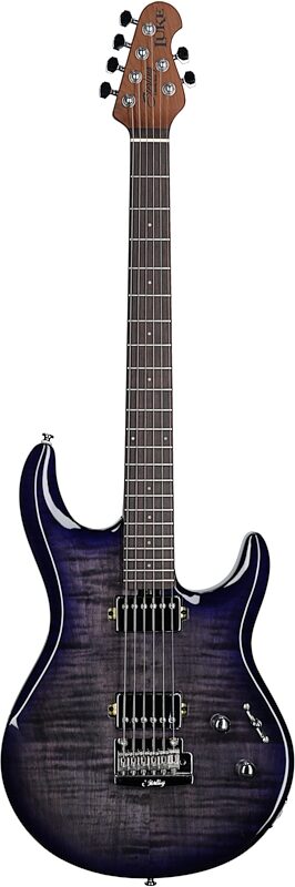 Sterling by Music Man Steve Lukather LK100 Electric Guitar, Blueberry Burst, Full Straight Front