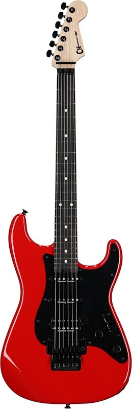 Charvel Pro-Mod So-Cal Style 1 HSS FR Electric Guitar, Ferrari Red, Full Straight Front
