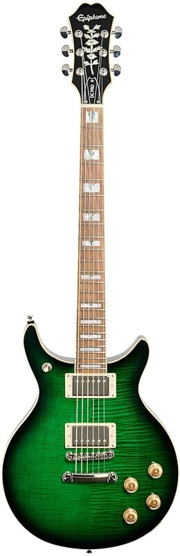 Epiphone DC PRO Double Cutaway Electric Guitar, Wild Ivy, Full Straight Front