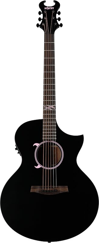 Schecter Machine Gun Kelly Acoustic-Electric Guitar, New, Full Straight Front