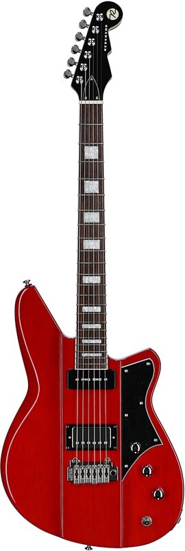 Reverend Warhawk DAW Electric Guitar, Transparent Cherry, Full Straight Front